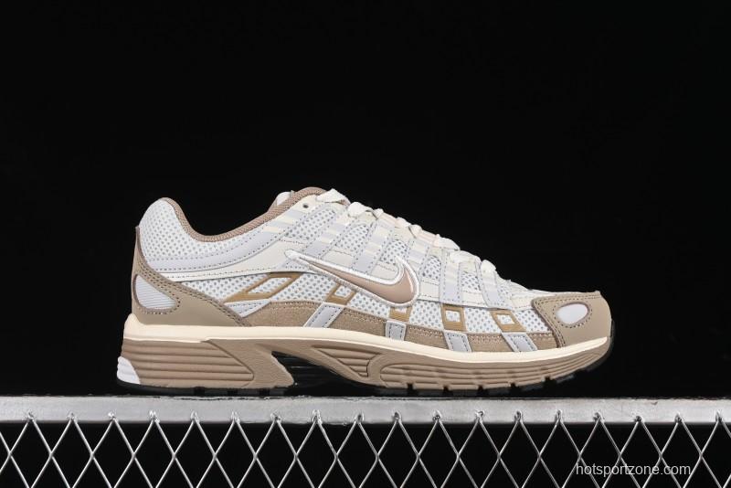 Nike P-6000 Premium Retro Casual Sneakers with Layered Design - FQ8243-025