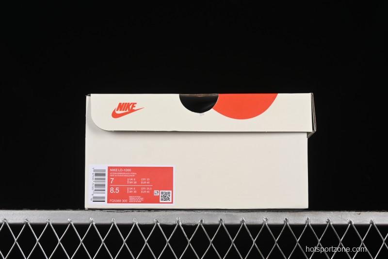 Nike Stussy Roshe Run LD-1000 Comfortable Versatile Non-Slip Durable Waffle Low-Top Casual Running Shoes - FQ5369-300