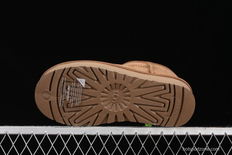 UGG Classic Ultra Mini Platform 3CM Wool Short Boots with TREADLITE Outsole - 1135092