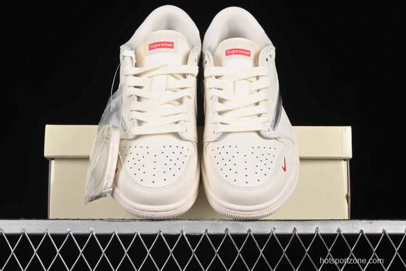 Nike Travis Scott x Fragment Design x Air Jordan 1 Low OG SP AJ1 Supreme Collaboration - CF3688-015