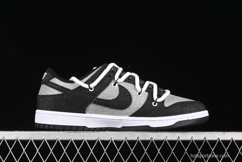 Nike SB Dunk Low Gucci Collaboration - Black Star Hook Anniversary High-End Custom Low-Top Casual Skate Shoes - SJ2068-268