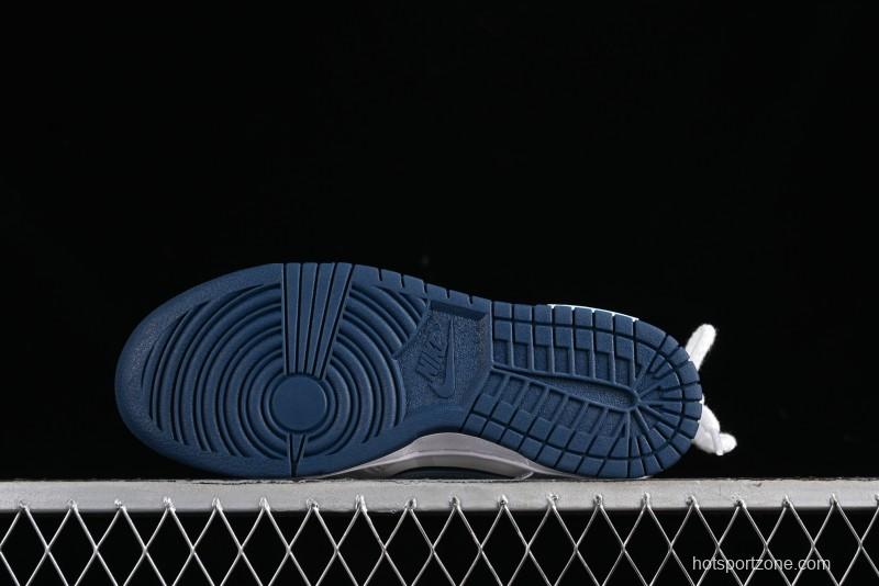 Nike Dunk Low Panda Prank Wave Rider - Silver Blue Shark Low Top Casual Sneakers - DD1391-400