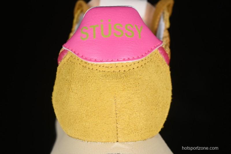 Stussy x Nike Roshe Run LD-1000 Comfortable Versatile Non-Slip Durable Waffle Low-Top Casual Running Shoes - FQ5369-700