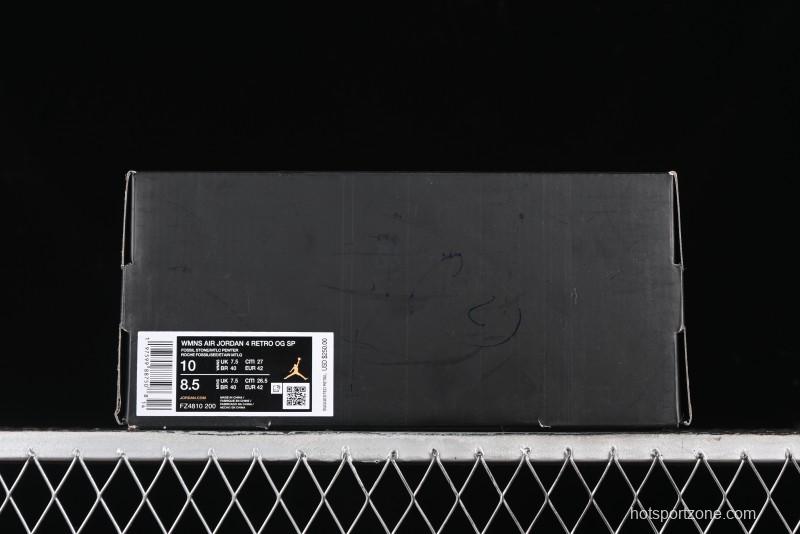 Nike A Ma Maniere x Air Jordan 4 Retro "Fossil Stone" - FZ4810-200