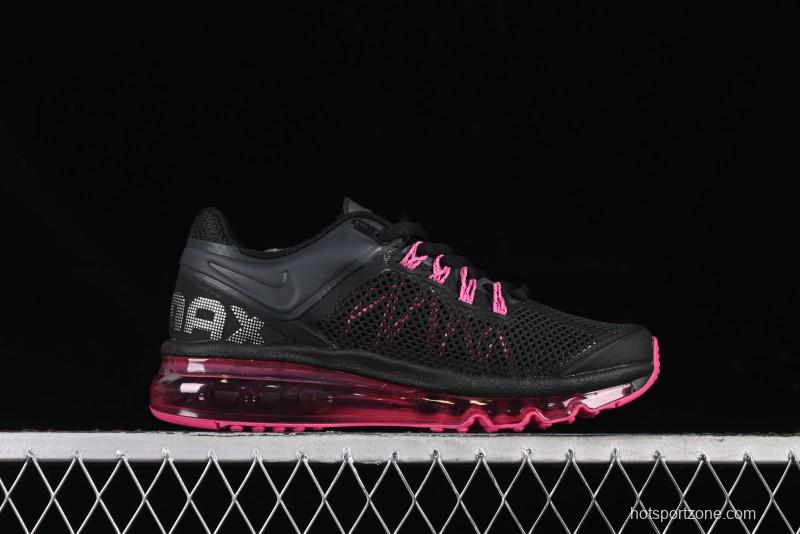 Nike Air Max 2013 Retro Breathable Mesh Cushioned Running Shoes - 555753-001