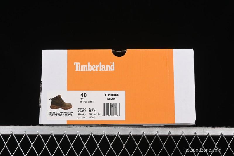 Timberland Outdoor Mid-Top Casual Chukka Boots with Premium Suede Leather and Anti-Odor Insole - TB10088KHAKI