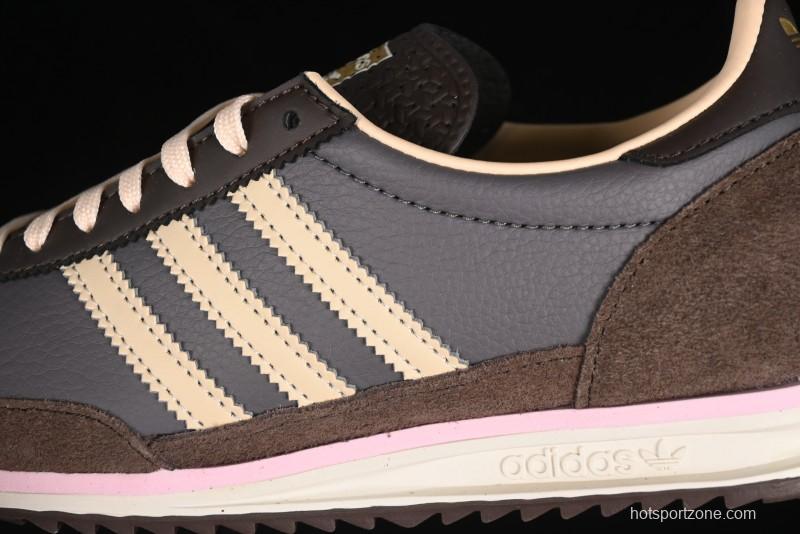 Adidas Originals SL 72 OG Retro Running Shoes with Nylon Upper and Suede Accents - IF1937
