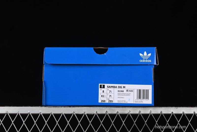 Adidas Originals Samba OG Retro Casual Sneakers - IG1968