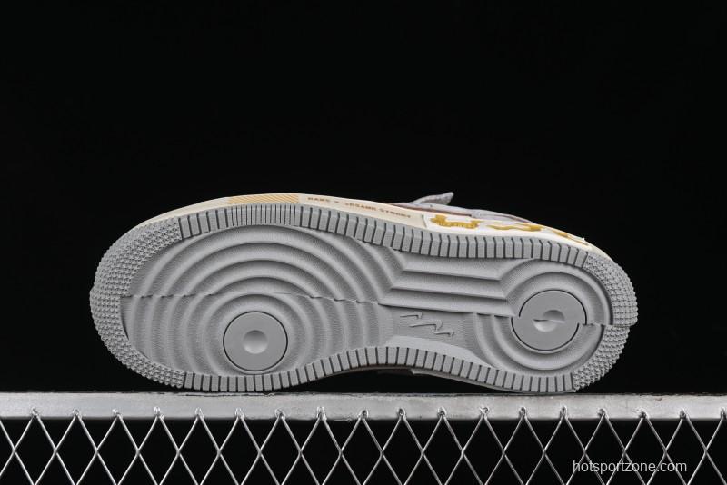 Nike Kaws x Air Force 1 '07 Low Custom Casual Sneakers - CW6688-806