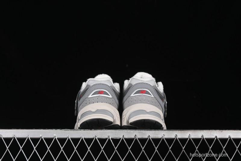 New Balance 2002R Series Kids' Hook & Loop Warm Lined Shoes - PV2002RG