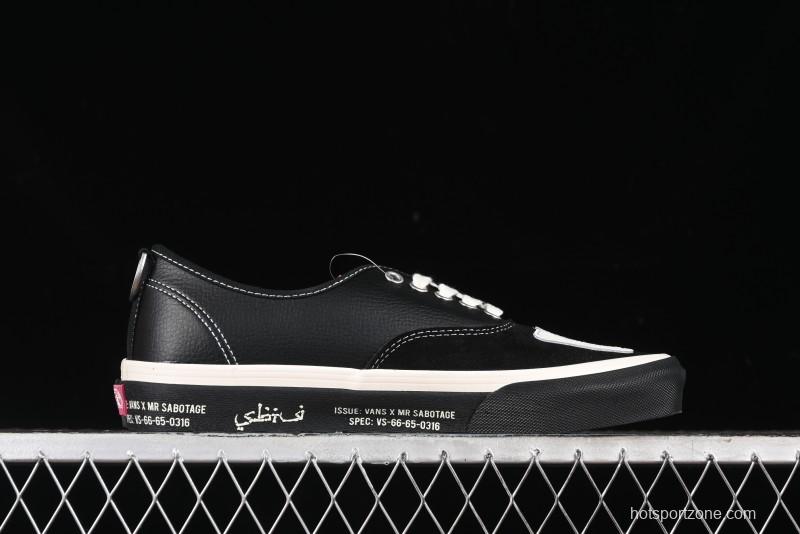 Vans Authentic Low-Top Canvas Sneakers with Vulcanized Sole - VN000BW5BPR