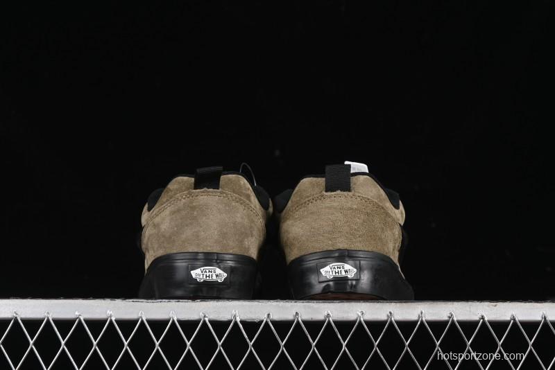 Vans Knu Skool DR Black Green New Series Chunky Sneakers - VN000CZU0BP