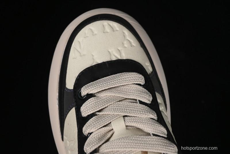 MLB Chunky Classic Base New York Yankees Lightweight Platform Casual Sneakers - 3ASXBMN4N50BKS