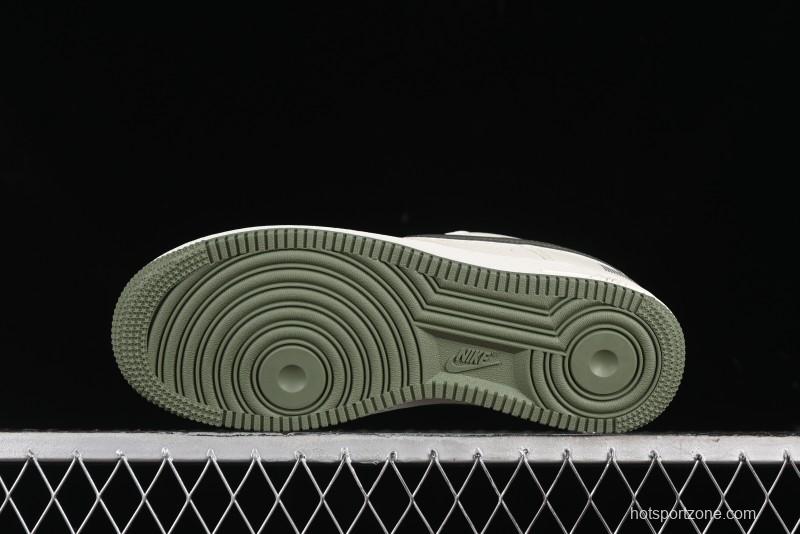 Nike Air Force 1 '07 Low QR Code Military Green Starry Sky Casual Sneakers - CU1836-966