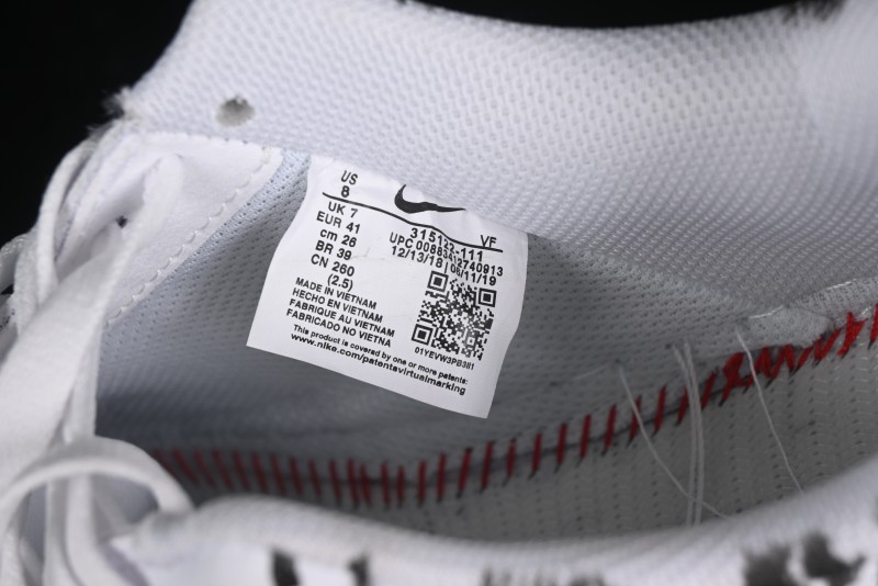 Comme des Garcons Shirt x Supreme x Nike Air Force 1 '07 Low Top Casual Sneakers - 923044-100