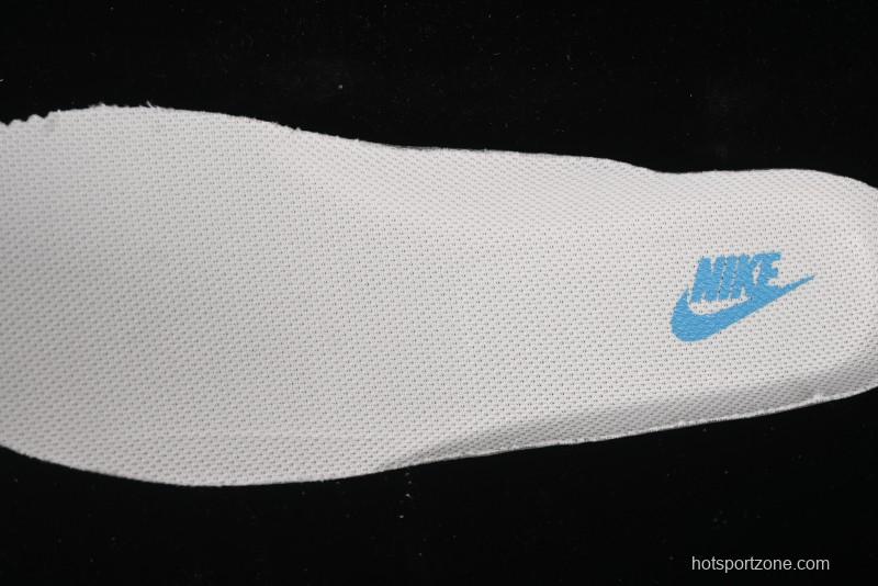 Nike Air Force 1 '07 Low Stussy Collaboration - Off White Elegant Blue Low-Top Casual Sneakers - XZ3328-002