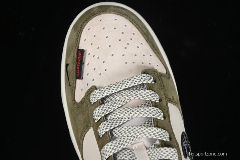 Nike SB Dunk Low UN Phantom Military Green Black Swoosh Anniversary Custom Low-Top Casual Skate Shoes - DJ2024-037