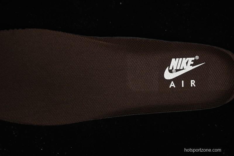 Nike Air Force 1 '07 Low UN Collaboration Casual Sneakers in Off-White with Yellow Stitch - KK3333-002