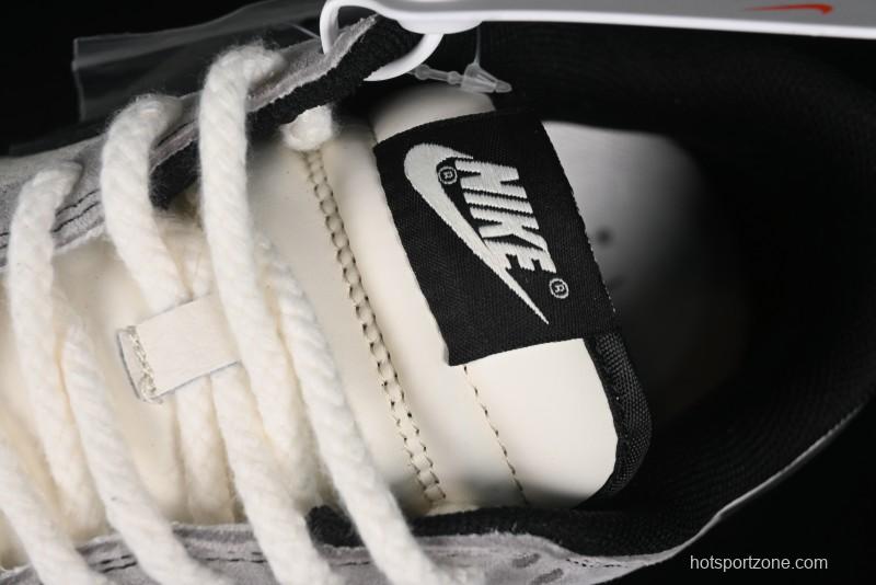 Nike SB Dunk Low KAWS Series - Grey White Black Swoosh Anniversary High-End Custom Low-Top Casual Skate Shoes - MM1089-015