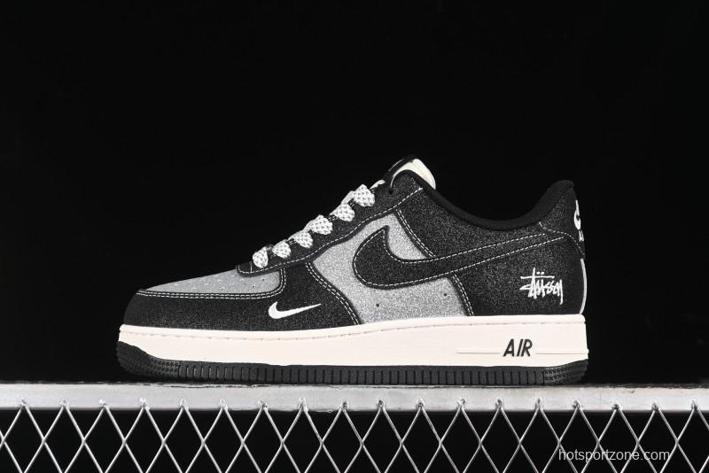 Nike Air Force 1 '07 Low Stussy Collaboration - Starry Sky Low-Top Casual Sneakers - XZ1968-518