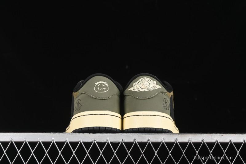 Nike Travis Scott x Fragment Design x Air Jordan 1 Low OG SP AJ1 Sneakers - CH6336-007