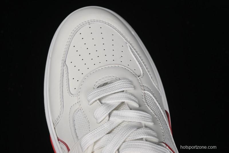 Christian Louboutin Astroloubi Comfortable Fashion Low-Top Sneakers White Red - X.D4