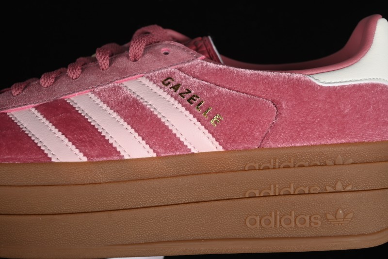 Adidas Originals Gazelle Bold IG4389 Low-Top Sneakers with Thick Sole for Slip Resistance and Durability