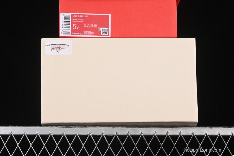 Nike Dunk Low Panda Prank Special Edition Heartbeat Mail Casual Sneakers - CW1590-100