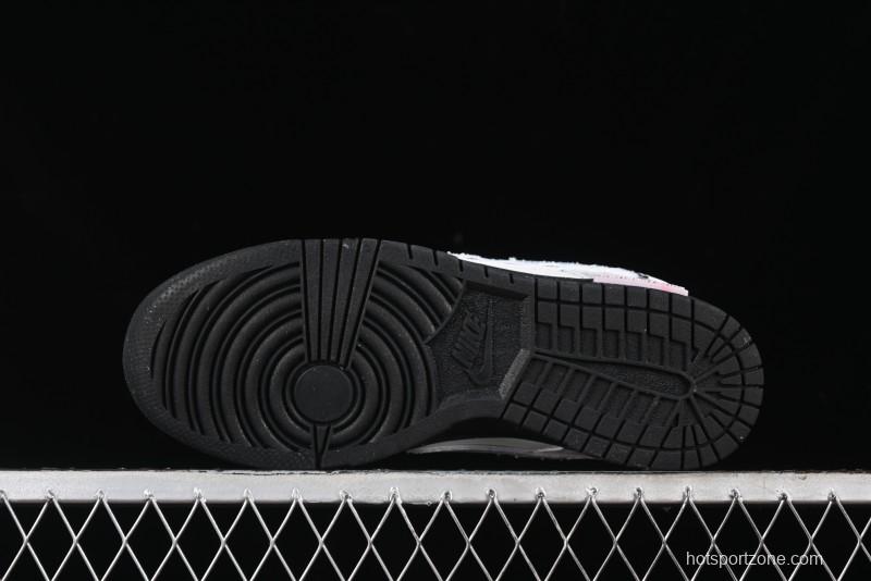 Nike Dunk Low Panda Prank Qixi Special Edition Low-Top Casual Sneakers - DD1391-100