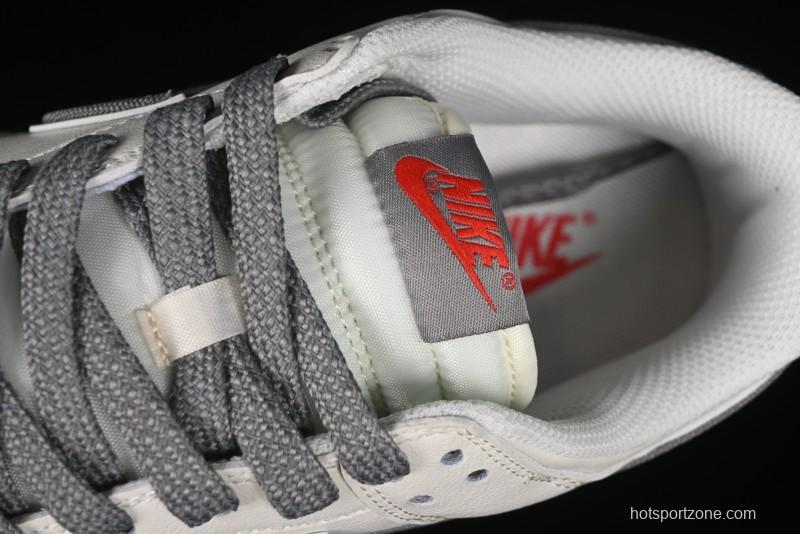 Nike SB Dunk Low Supreme Collaboration - Beige Canvas Swoosh Anniversary High-End Custom Low-Top Casual Sneakers - XX2025-108