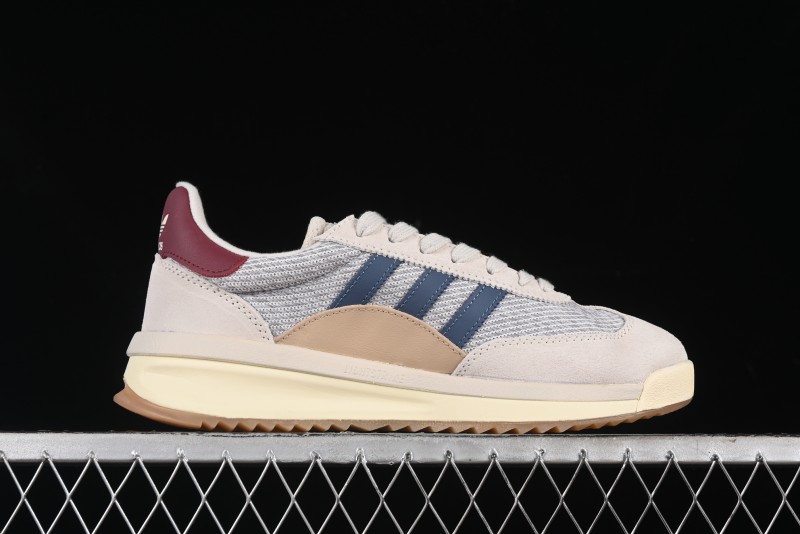 Adidas Originals SL 72 Retro Running Shoes with Nylon Upper and Rubber Outsole - JI2500