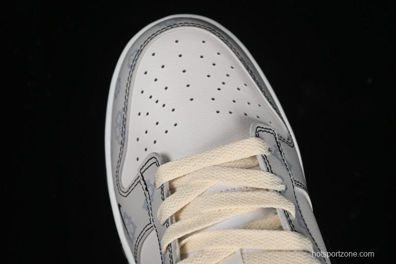 Nike Dunk Low Retro Casual Sneakers with Ancient Tang Print Design - FJ4188-001