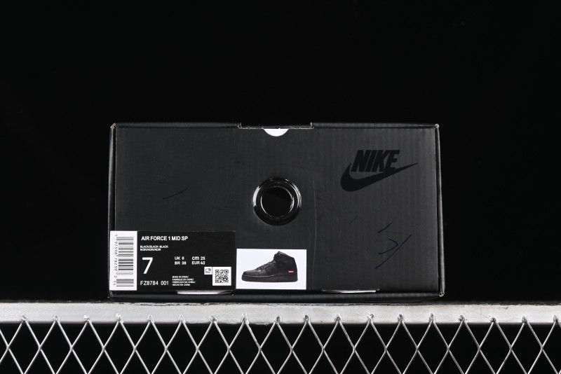 Nike Supreme x Air Force 1 Mid Casual Sneakers - FZ8784-001