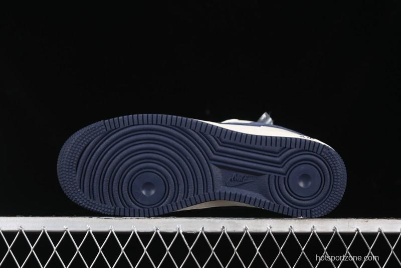Nike Air Force 1 '07 Low The North Face Collaboration - White Blue Red Casual Sneakers - XZ6188-016
