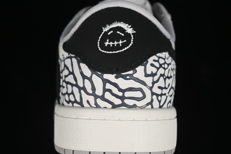 Nike Travis Scott x Fragment Design x Air Jordan 1 Low OG SP AJ1 Supreme Collaboration - JH6089-003