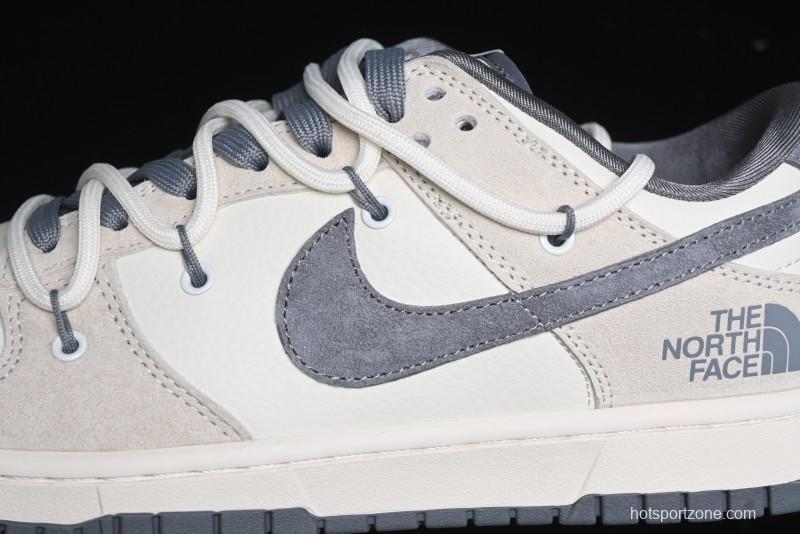 Nike SB Dunk Low The North Face Collaboration Anniversary Edition Customized Low-Top Casual Skate Shoes - DM6868-002