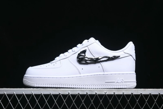 Nike Air Force 1 '07 Low Stussy Collaboration - Crystal Milk Coffee Low-Top Casual Sneakers - IF1686-101