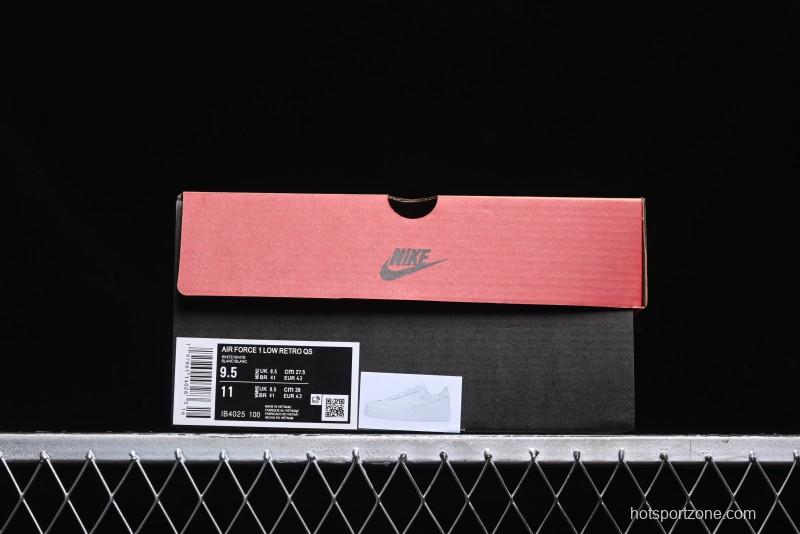 Nike Air Force 1 '07 Low Casual Sneakers with Full-Length Air Cushion - IB4025-100