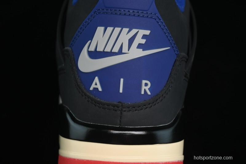 Nike Air Jordan 4 Retro Sneakers in Black, Blue and Neutral Grey - FV5029-003