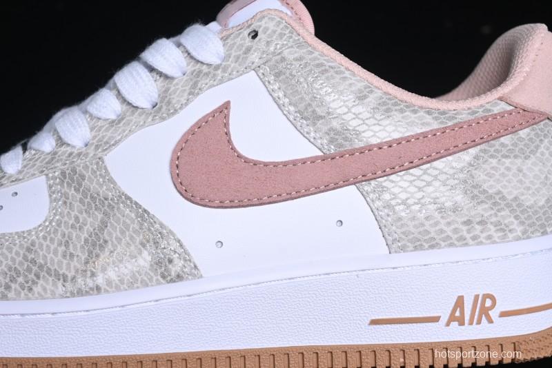 Nike Air Force 1 '07 Low Year of the Snake Themed Low-Top Casual Sneakers - HF2898-100