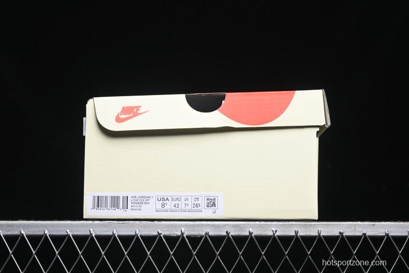 Nike Travis Scott x Fragment Design x Air Jordan 1 Low OG SP AJ1 Retro Sneakers - XZ6868-001