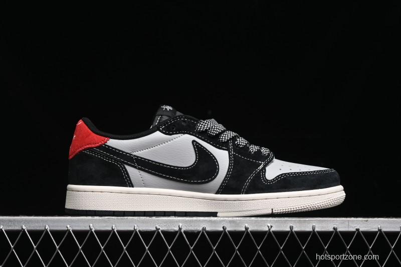 Nike Travis Scott x Fragment Design x Air Jordan 1 Low OG SP AJ1 Sneakers - SJ2068-133