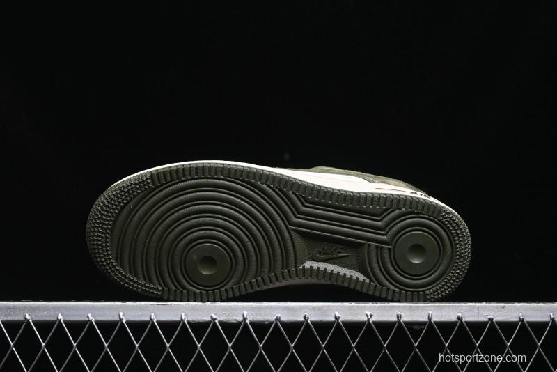 Nike Air Force 1 '07 Low Bape Collaboration - Jungle Camouflage Low-Top Casual Sneakers - CH6336-509