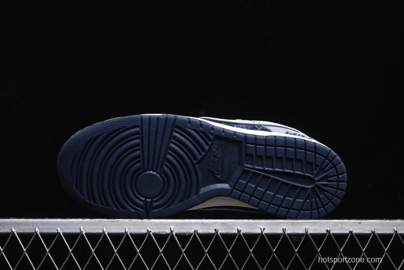 Nike SB Dunk Low Gucci Collaboration - Small Bee Pattern White Swoosh Anniversary High-End Custom Low-Top Casual Sneakers - FC1688-195