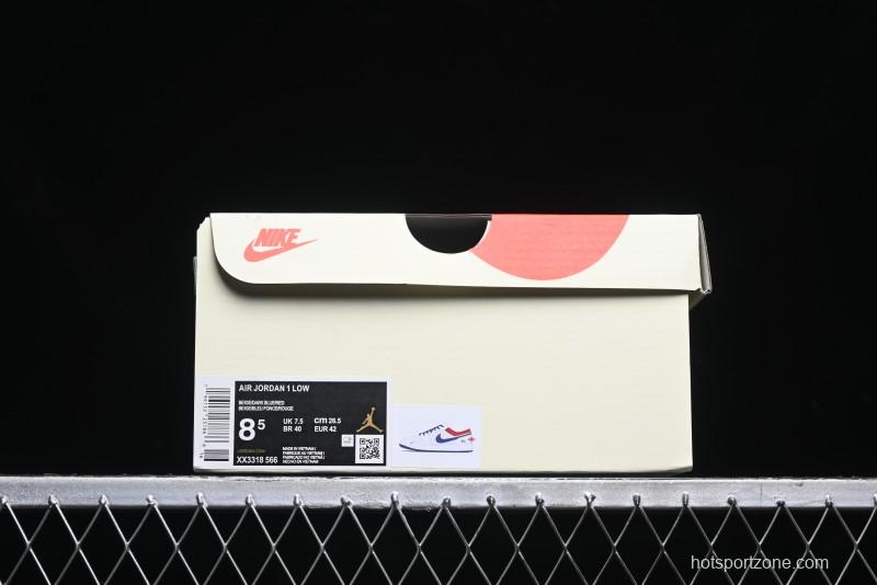 Nike Air Jordan 1 Low AJ1 Stussy Collaboration - Retro Basketball Shoes - XX3318-566