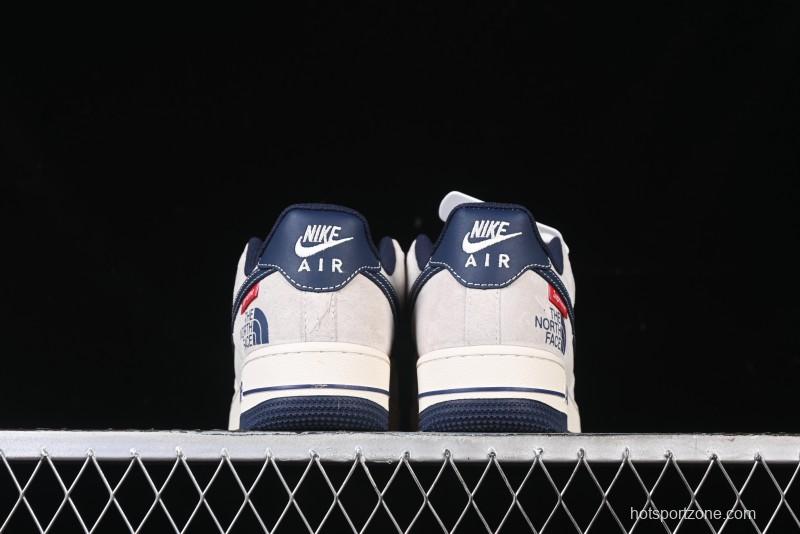 Nike Air Force 1 '07 Low Supreme The North Face Collaboration - Pig Eight Navy Blue Casual Sneakers - XZ6188-118