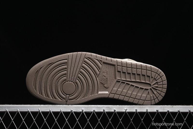 Nike Travis Scott x Fragment Design x Air Jordan 1 Low OG SP AJ1 Retro Sneakers - AG3702-801