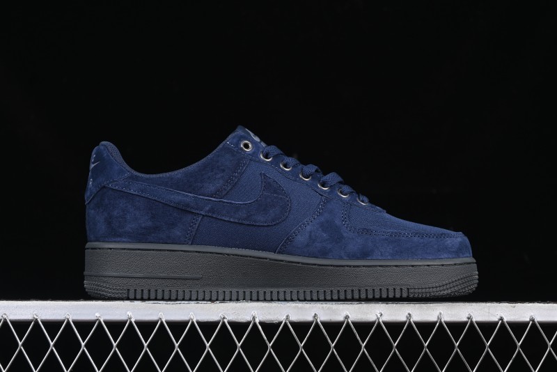Nike Air Force 1 '07 Low Casual Sneakers in Light Blue with Full-Length Air Cushion - HQ3822-400