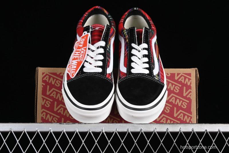 Vans Old Skool 36 DX Anaheim Collection Checkered Low-Top Canvas Sneakers - VN0A38G2PXC
