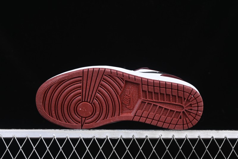 Nike Air Jordan 1 Low AJ1 Retro Lifestyle Sneakers in White and University Red - HF3148-102